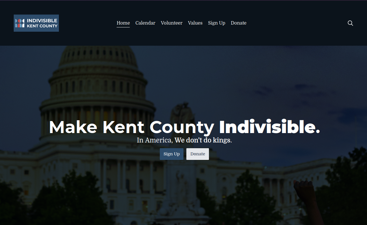 Kent County Indivisible has a new look!